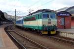 CD 163 234 steht am 2 Januar 2017 in Praha hl.n. und tragt noch immer ein Probefarbenschema. 